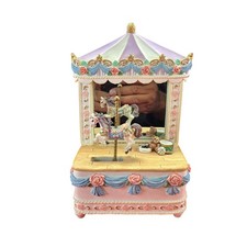 Unbranded Carousel Horse Music Box Kids Pink ...