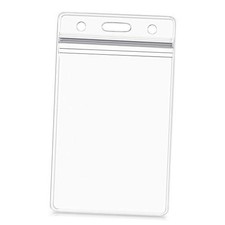 Vertical ID Card Name Tag Badge Holder with Waterproof Type 6 Pcs Vertical Id