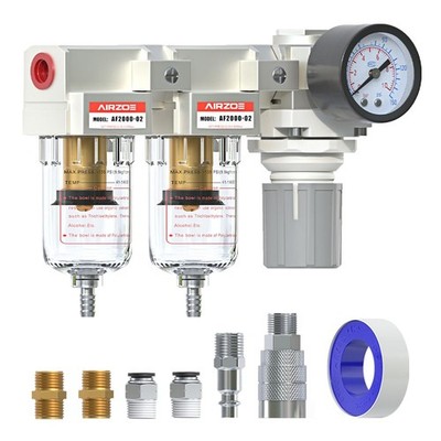 AIRZOE 1/4'' NPT Air Dryer for CompressorAir Compressor Water Separator AC2110...