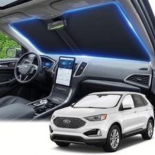 Car Windshield Sun Shade Visor Uv Block Protector Cover For 2015-2024 Ford Edge Car Windshield Sun Shade Visor Uv Block Protector Cover For 2015-2024 Ford Edge