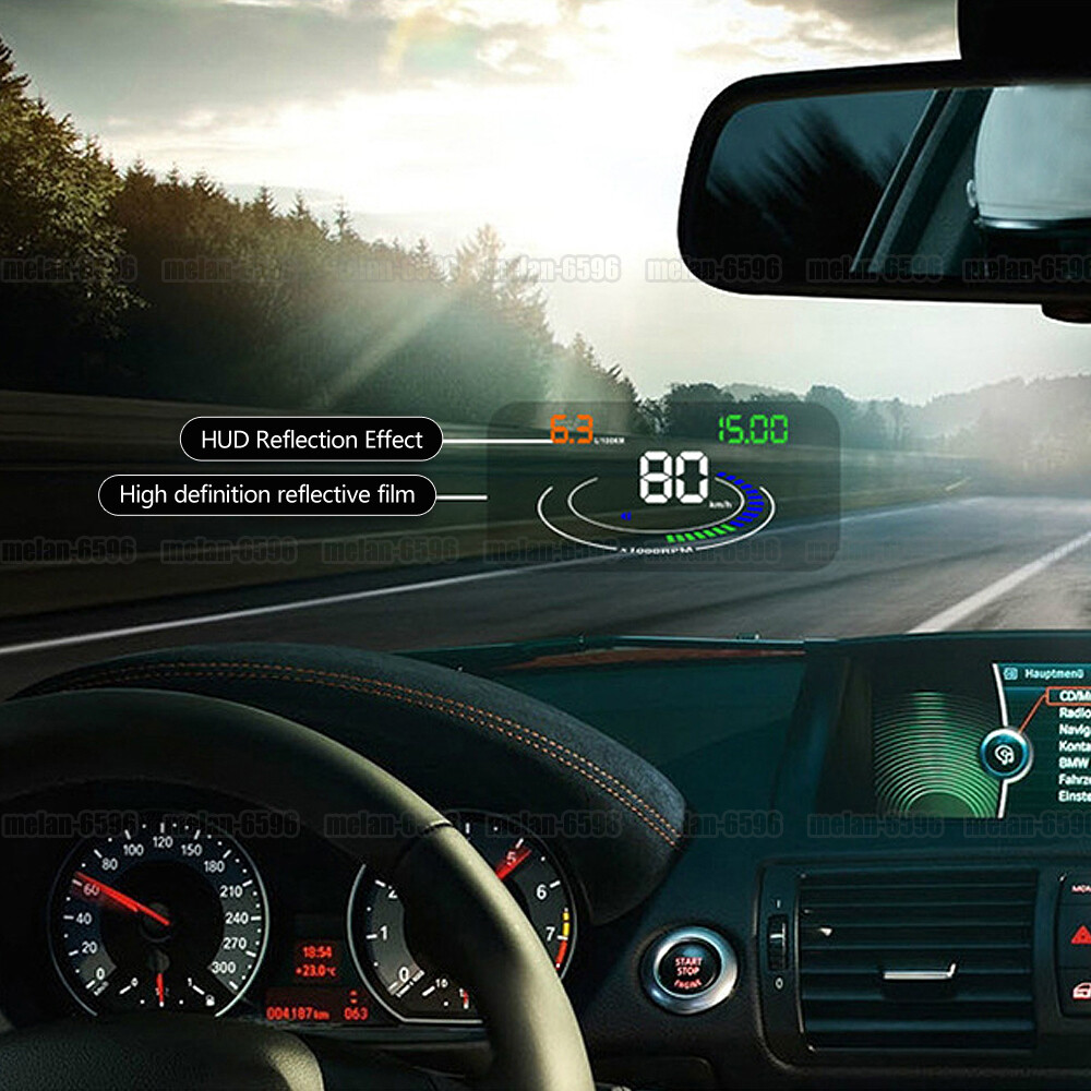 12*9cm Car Special HUD Head Up Display Reflective Film Sticker Car Accessories