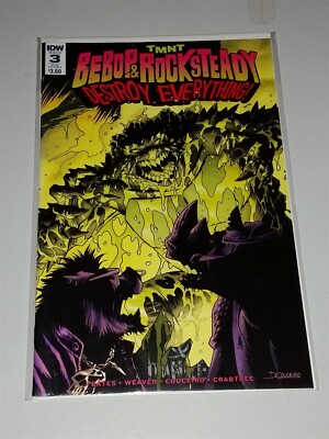 TEENAGE MUTANT NINJA TURTLES BEBOP ROCKSTEADY DESTROY #3 SUB VARIANT NM+ 9.6 IDW