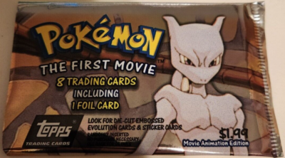 pokemon the first movie booster box First Movie Booster Pack Prices | Pokemon 1999 Topps Movie