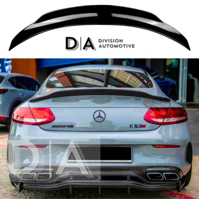 For Mercedes C Class W205 C205 A205 PSM Rear Boot Spoiler Wing Lip