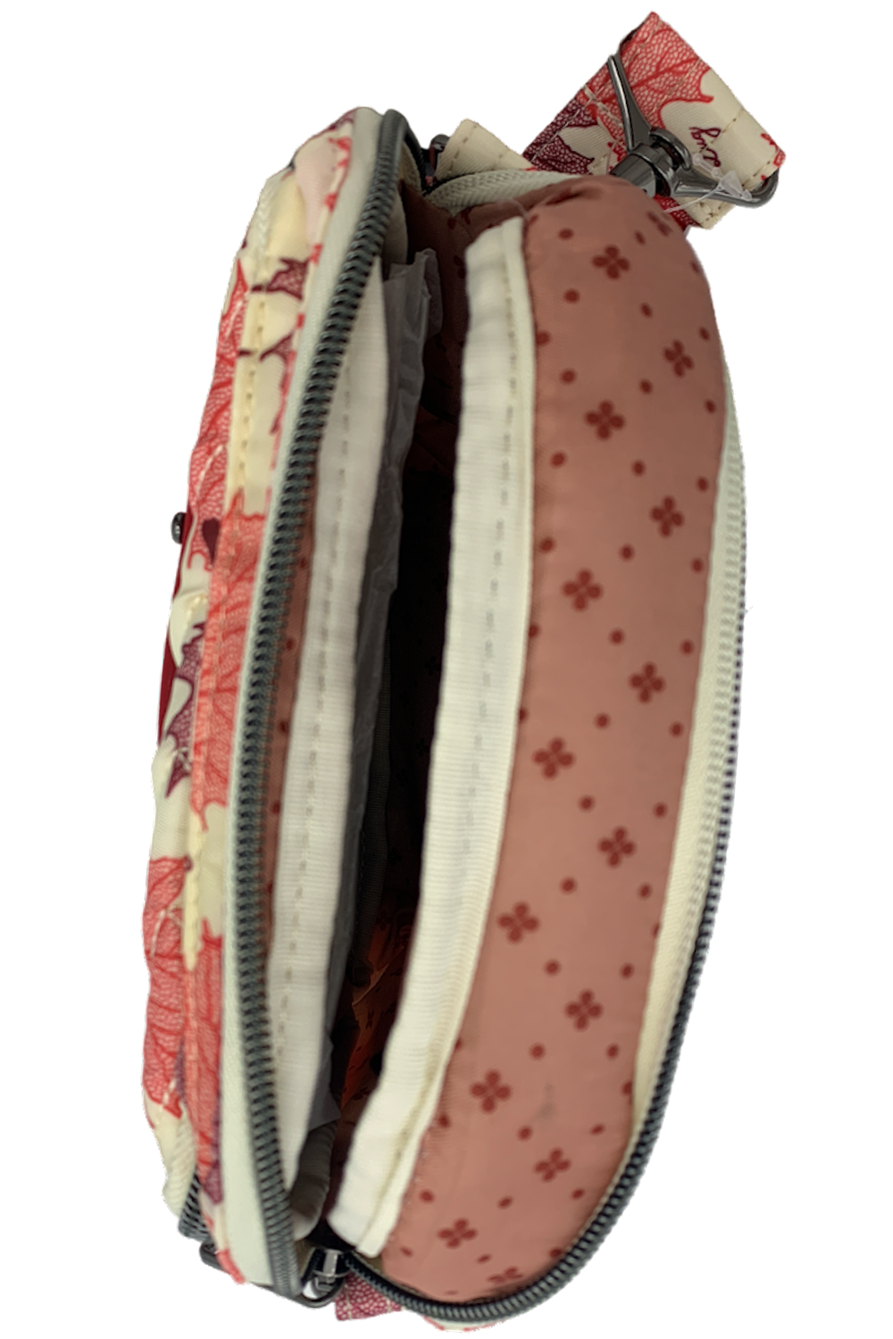 Lug RFID Crossbody with Charm Bar Skeeter Maples Cream for sale online