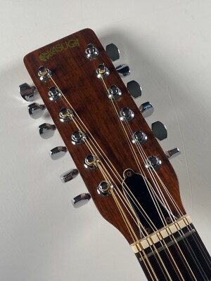 Kasuga T-413 '80s Vintage MIJ 12 Strings Acoustic Guitar Made in