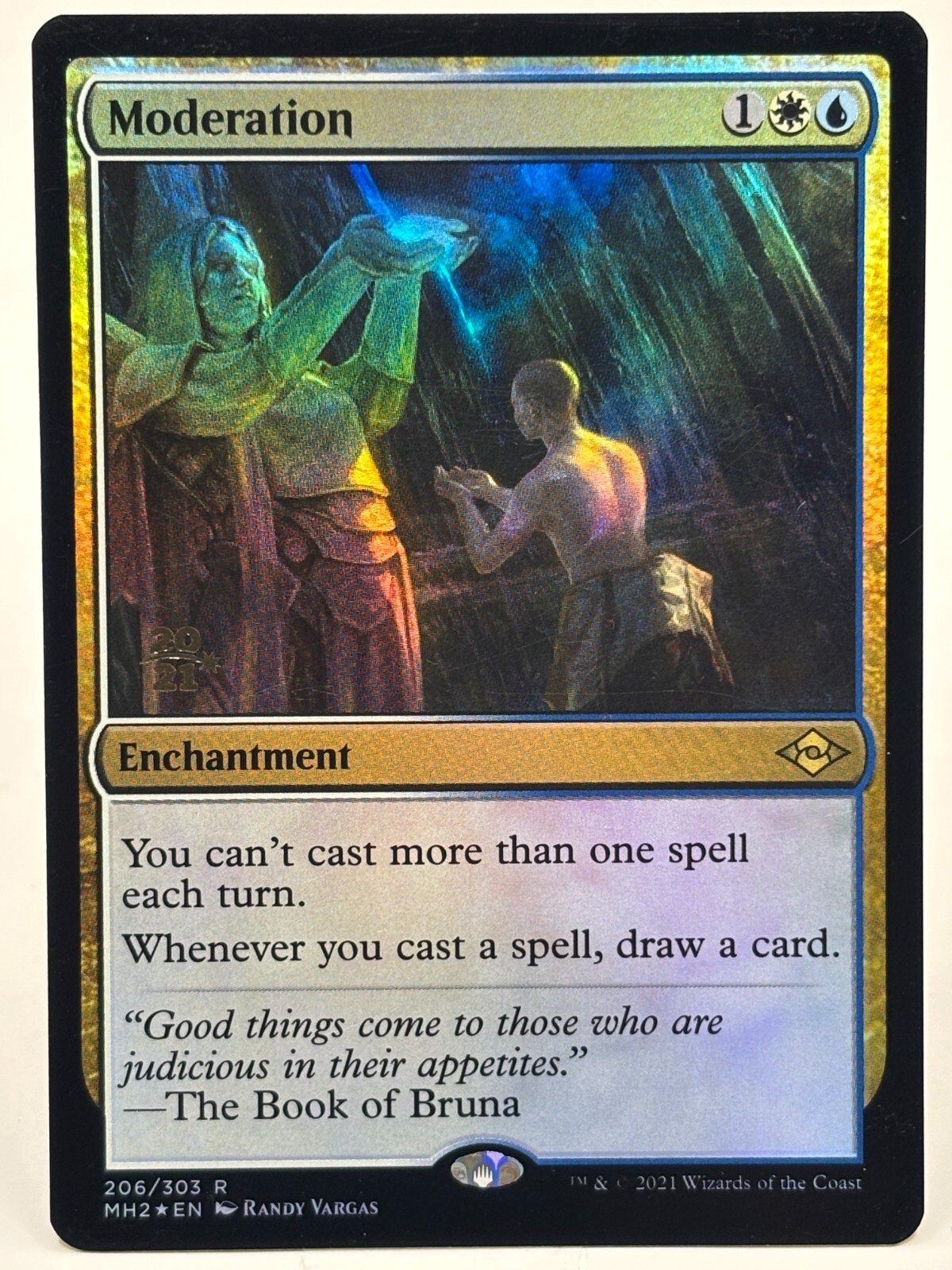 Moderation NM/M* PRERELEASE FOIL Modern Horizons 2 ENGLISH 206/303 -UnltdCards