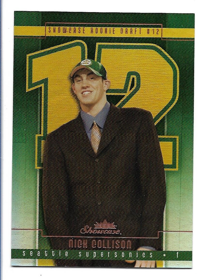2003-04 Fleer Showcase Nick Collison Rookie 0214/1000 #128 Supersonics RC