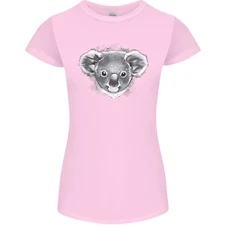 A Koala Bear Head Womens Petite Cut T-Shirt