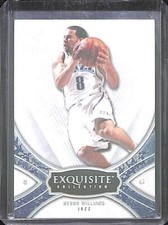 2008-09 Upper Deck Exquisite Base #55 Deron Williams No 7 of 125