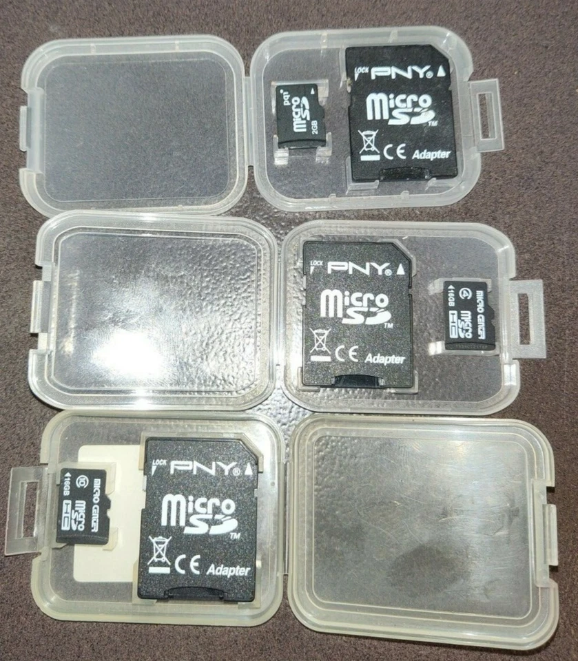 3 PNY MICRO SD / 1TRANSCEND MICRO / 2 SONY STICK PRO DUO - Image 3 of 3