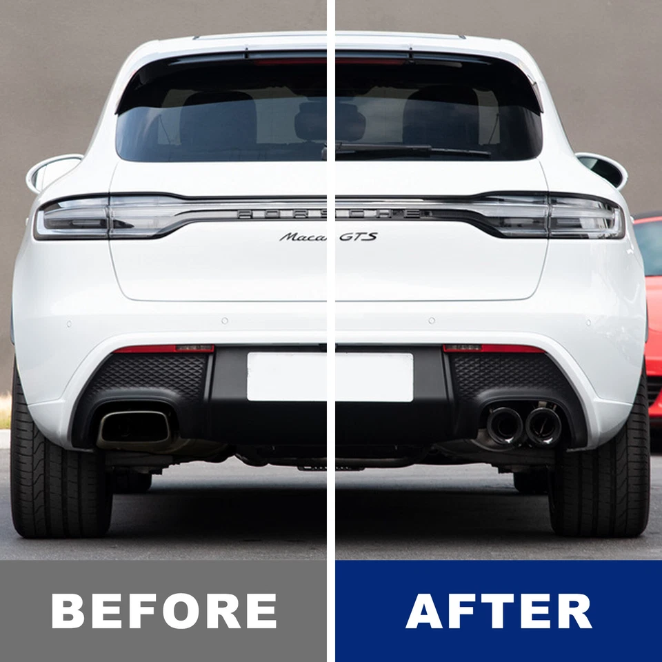 2X Auspuffblenden Endrohre für Porsche Macan 2.0T 2019-2024 - Bild 3 von 4