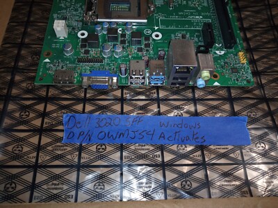 Dell Optiplex 3020 SFF MB W/8GB RAM+ Extras Intel Socket 1150 D P