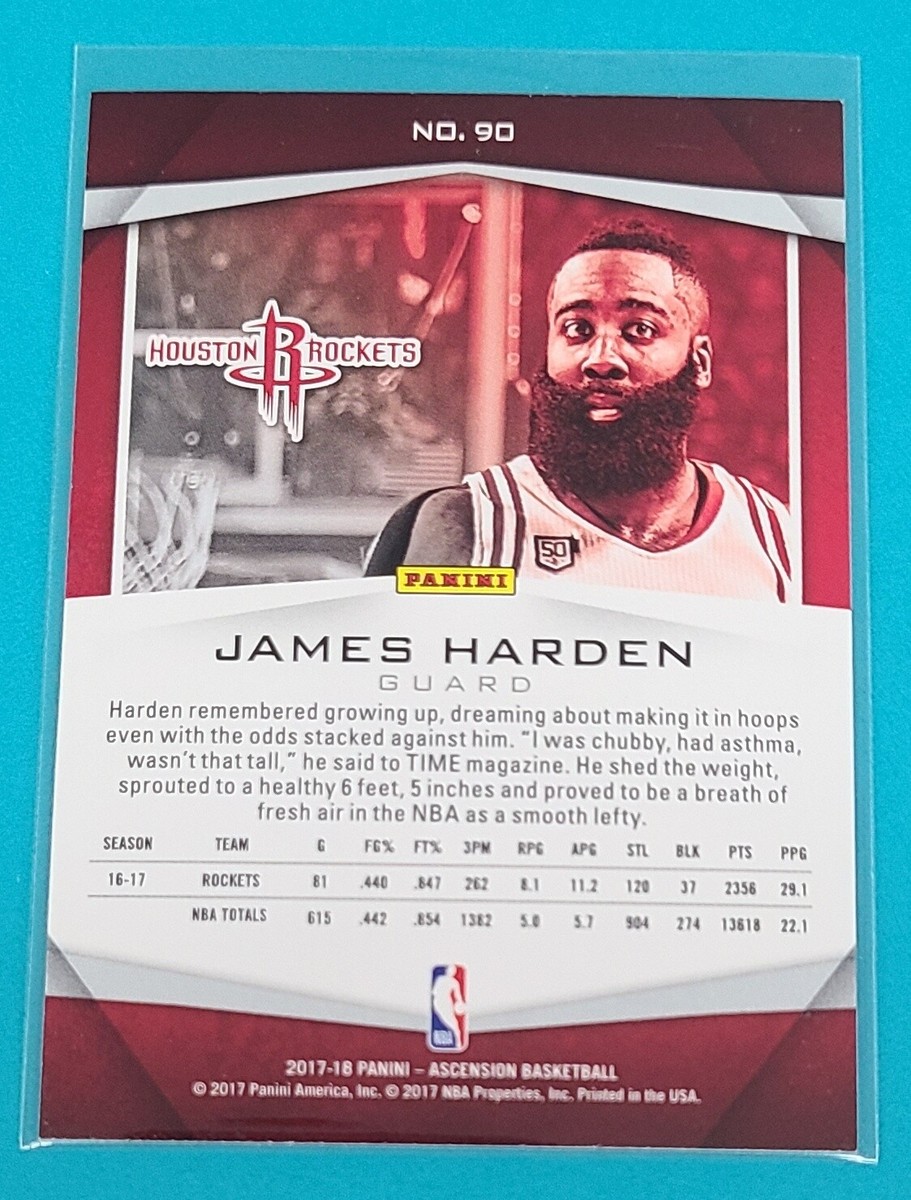 2017-18 Panini Ascension #90 James Harden Houston Rockets
