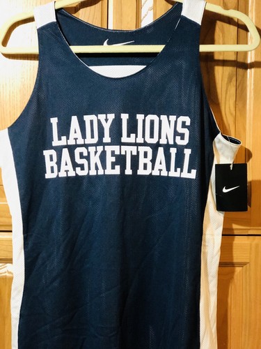 Women's Penn State Lady Lions Jersey Medium Reversible NEW NCAA College Tank Top - Picture 2 of 12