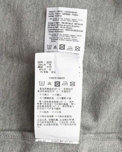 Emporio Armani Ea7 Sweatshirt Hoodie Man Grey 3HPM22 PJ05Z 3905 Sz. L MAKE OFFER - Picture 11 of 11
