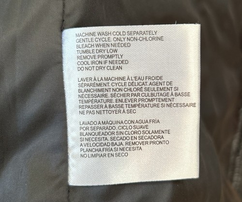 NWT MICHAEL KORS Chevron Light Weight Removable Hood Puffer Coat Packable Sz M - Picture 9 of 9