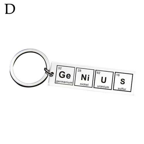 Llavero de metal química llave de ciencia - Imagen 17 de 17