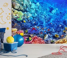 3D Sea Starfish S567 Wallpaper Mural Self-adhesive Removable Sticker Kids Pa