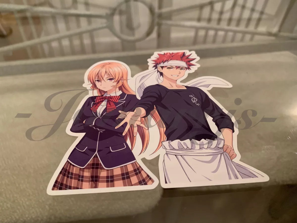 Food Wars! Shokugeki no Soma - Anime - Erina Nakiri & Soma Yukihira Sticker  sōma