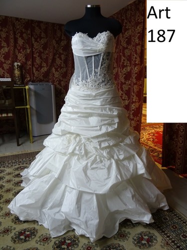 ABITO DA SPOSA BIANCO SETA INTERO NUOVO taglia 44 LAURA LIPPOLIS SPOSE |  eBay