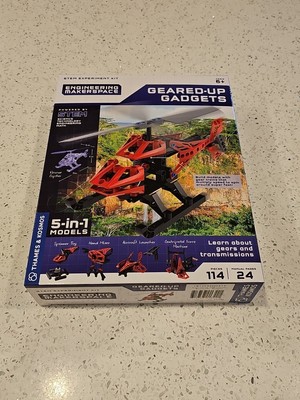 Thames & Kosmos Engineering Makerspace Geared-Up Gadgets Science Kit NEW