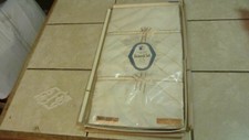 Damask Set White 8 Napkins Table Cloth 56X76 New Sealed