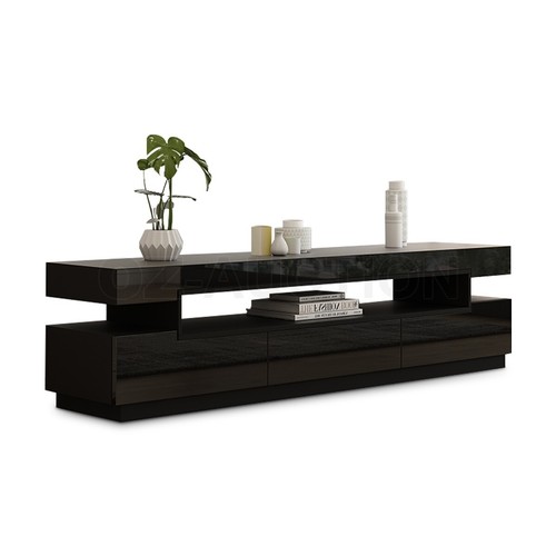 Modern TV Stand Entertainment Side Unit 2 Doors Wooden Storage Cabinet Furniture - Picture 79 of 84