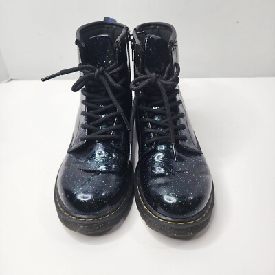 Bottes à Lacets En Cuir Arc-en-ciel Pour Enfants Dr Martens Junior 1460 Noir Bottes à Lacets En Cuir Arc-en-ciel Pour Enfants Dr Martens Junior 1460 Noir