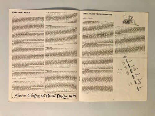 TSR The Strategic Review Magazine #5 Sturmgeshutz and Sorcery Bataille Nil 1975 - Photo 4/4