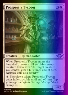 MTG Prosperity Tycoon (25/441) Outlaws of Thunder Junction LP FOIL