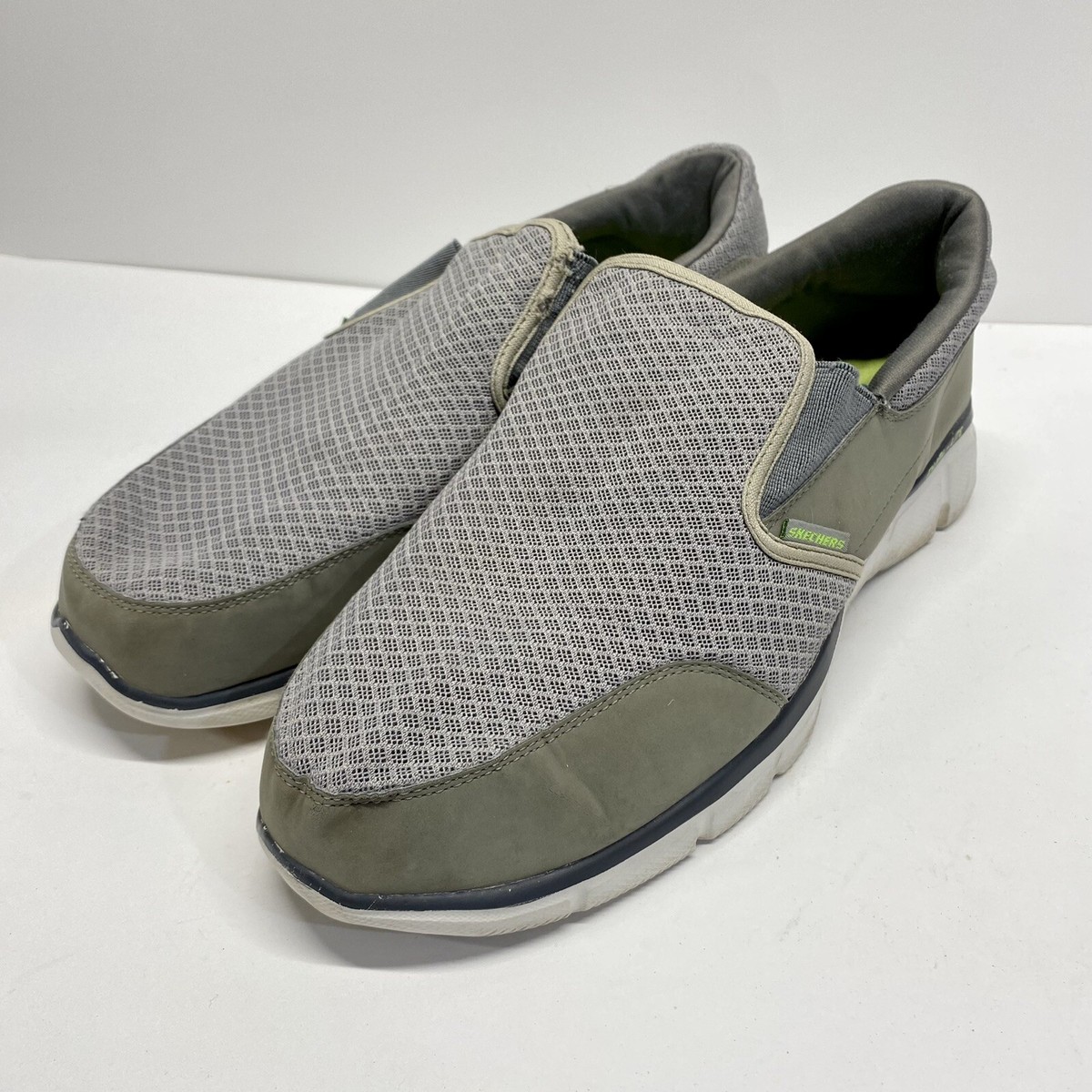 Sketchers Dual Lite Memory Foam Athletic Sneaker Grey 13 NWT s-l1200.jpg main image 4