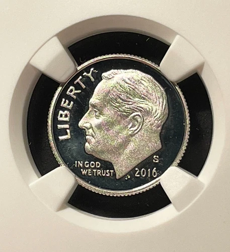 2016 S SILVER 10c ROOSEVELT DIME NGC PF70 ULTRA CAMEO "PORTRAIT LABEL" EARLY RLS