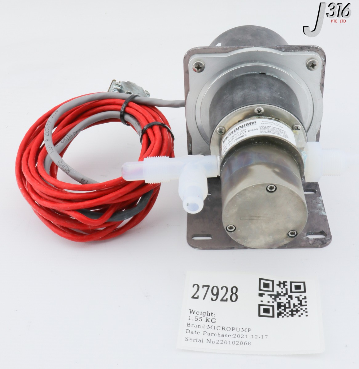 27928 MICROPUMP GEAR PUMP, 61-278378-01,02,03, 83626 (PARTS