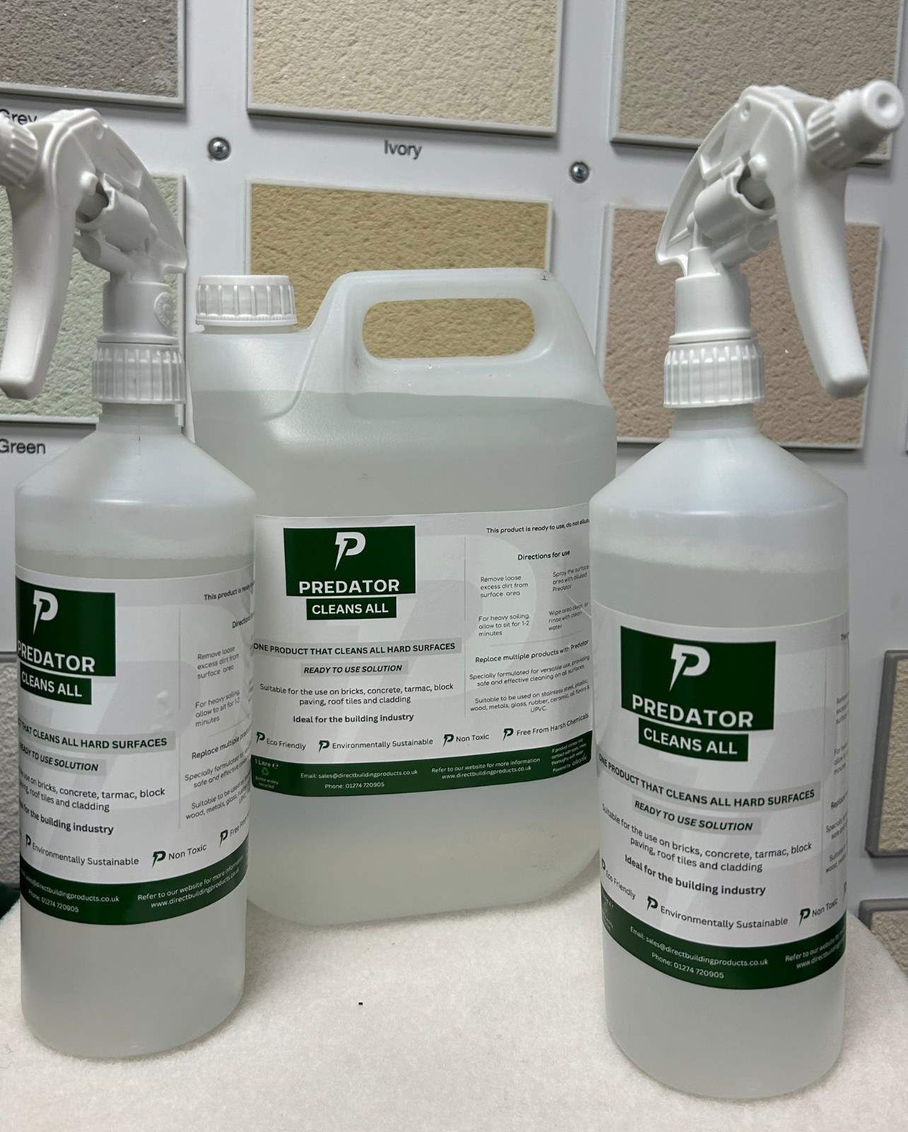 Render & Multi Surface Cleaner Superior Solution - 20 litre Drum + 2 x Sprayers