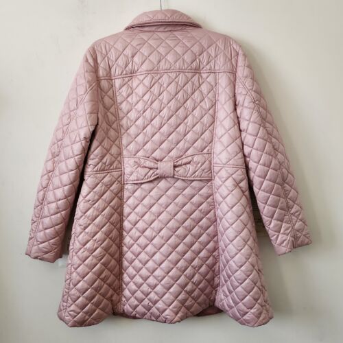 Kate Spade Steppjacke Rosebud hellrosa Logo Knopf Schleife XL TOP - Bild 2 von 19