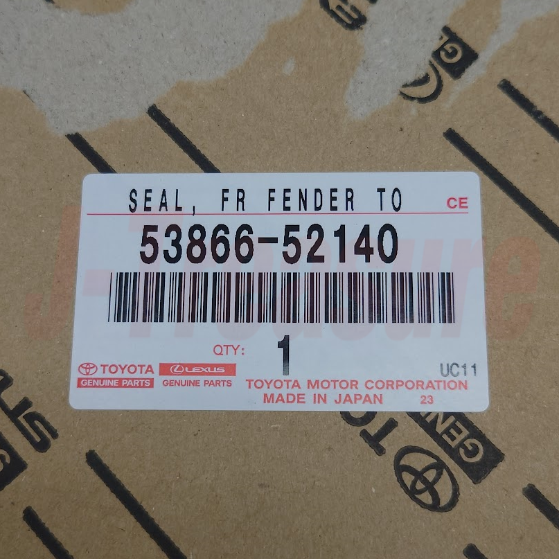 TOYOTA VITZ NSP130 14-17 Genuine Front Fender To Cowl Side Seal RH