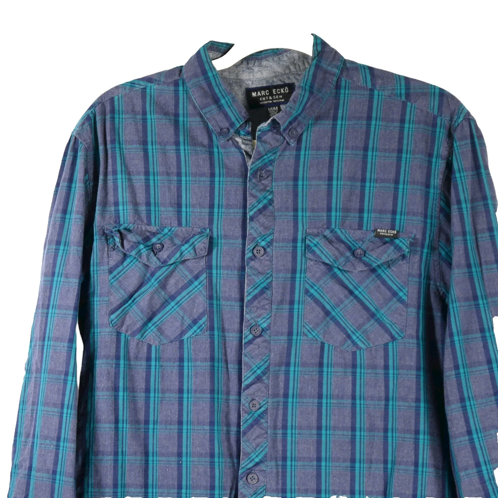 Marc Ecko 100% Algodón Camisas de vestir para hombres