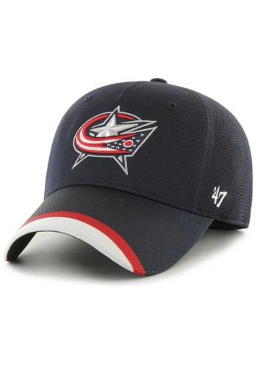 T-shirt NHL Columbus Blue Jackets – '47 – Homme, Taille XL, Bleu Marine – Occasion