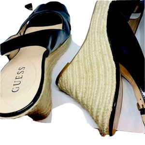 guess black espadrilles