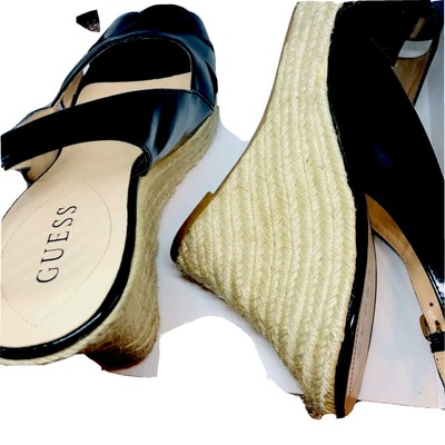 guess black espadrilles