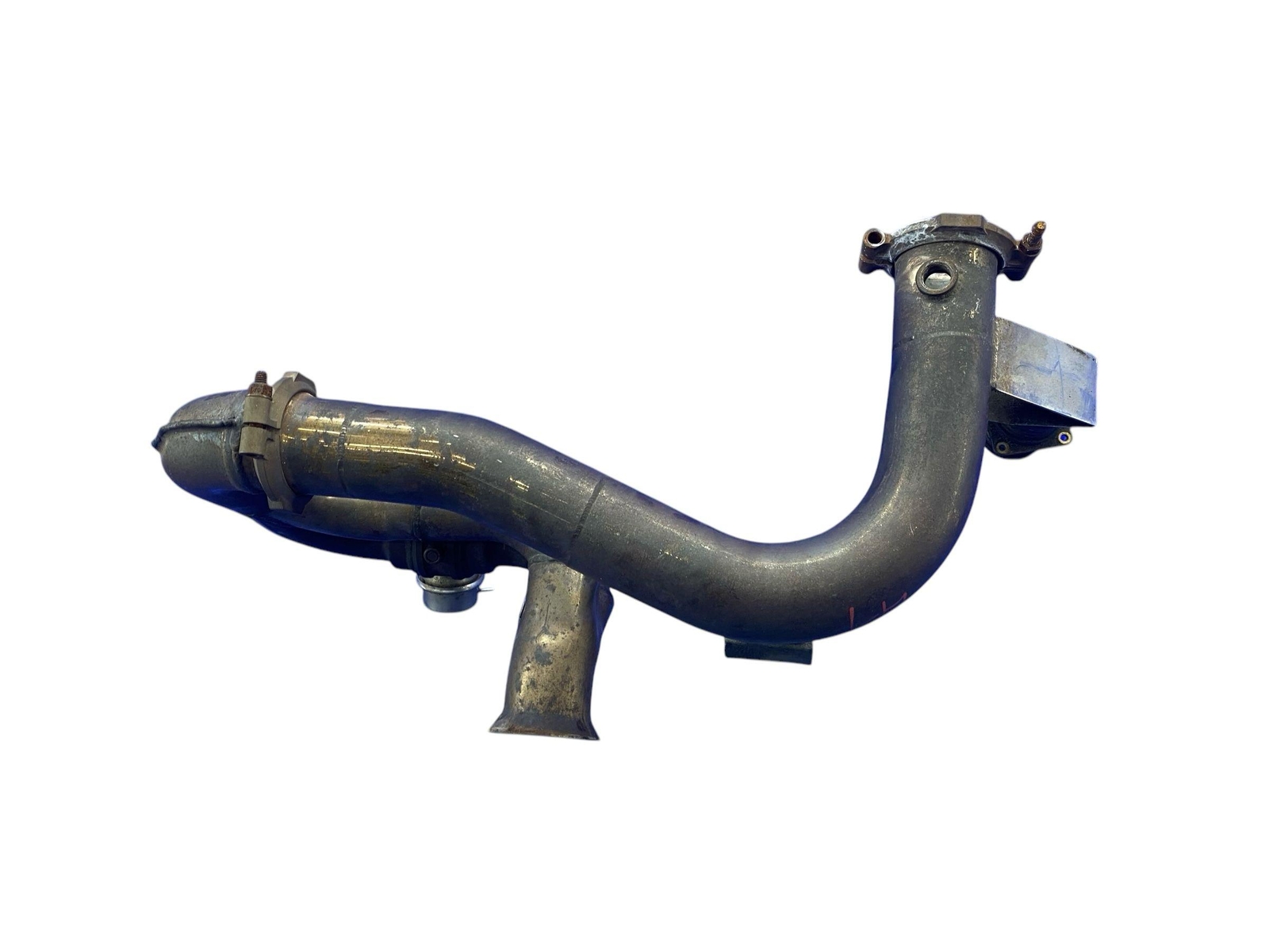 2003-2007 LAMBORGHINI GALLARDO AWD 5.0L LEFT SIDE EXHAUST TERMINAL PIPE TUBE OEM