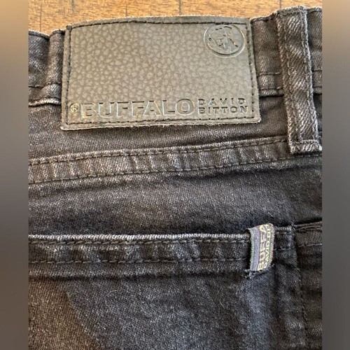 Buffalo David Bitton Jeans Boys Youth Size 16 Black Denim Max Skinny Fit Pants - Picture 5 of 5