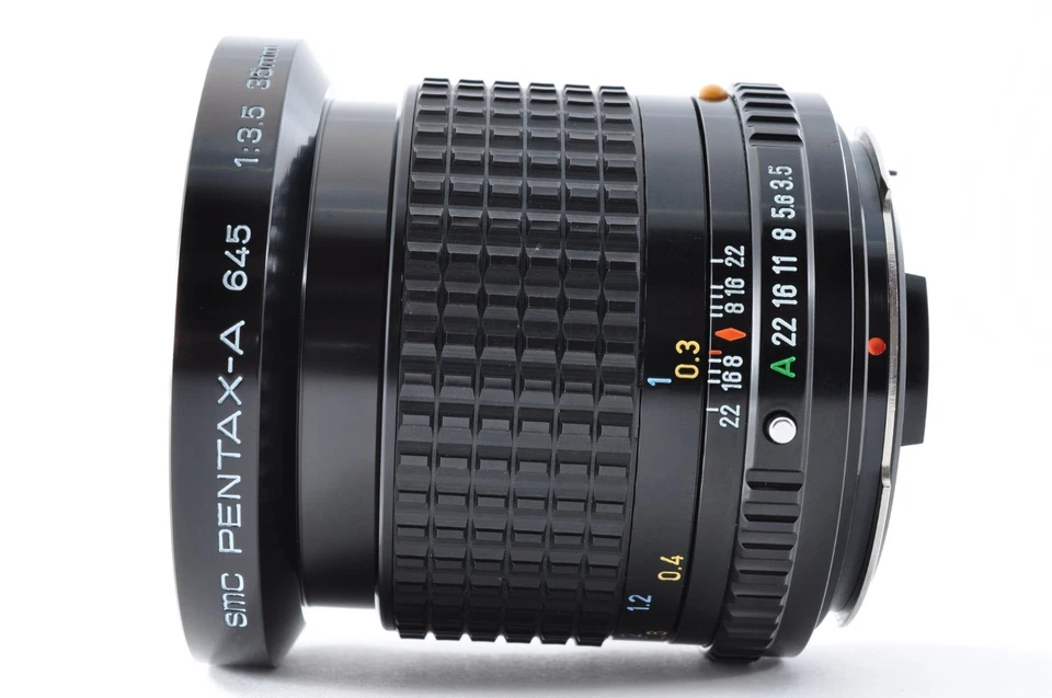[N COMO NUEVO+5 con caja] Lente gran angular SMC Pentax A 645 35 mm F/3,5 para N NII JAPÓN #43 Foto 4 de 4