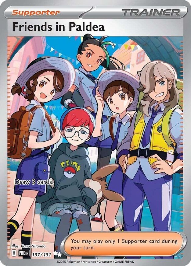 Pokemon Friends in Paldea (137/356) Prismatic Evolutions LP HOLO