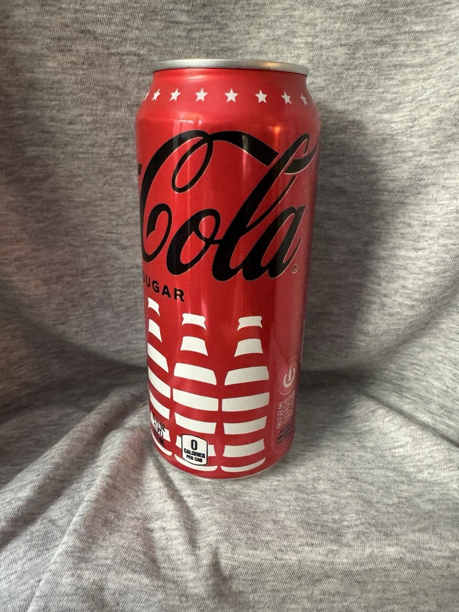 Limited Edition 2025 Coca Cola Zero USA Coke Can Full