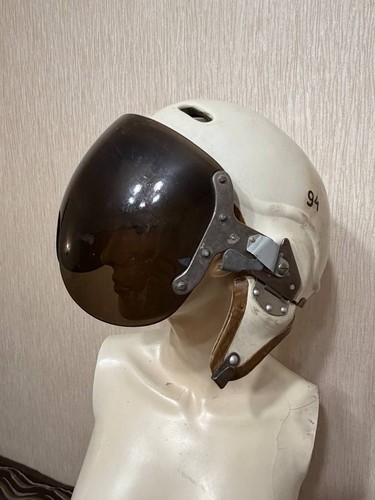 Casque de vol ancien armée de l'air soviétique ZSh-3M casque de pilote - URSS - Photo 10/24