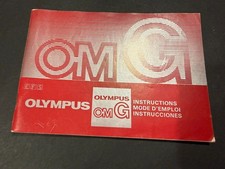 Olympus OM G Camera Instructions.....Free Shipping
