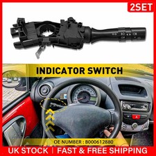 For Citroen C1 Peugeot 107 05-14 2x Steering Column Indicator Switch B000612880