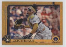 2025 Chrome Logofractor Edition Gold Refractor 18/50 William Contreras #25 13ql